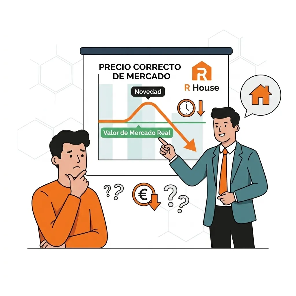 Infografía explicativa sobre el precio correcto de mercado